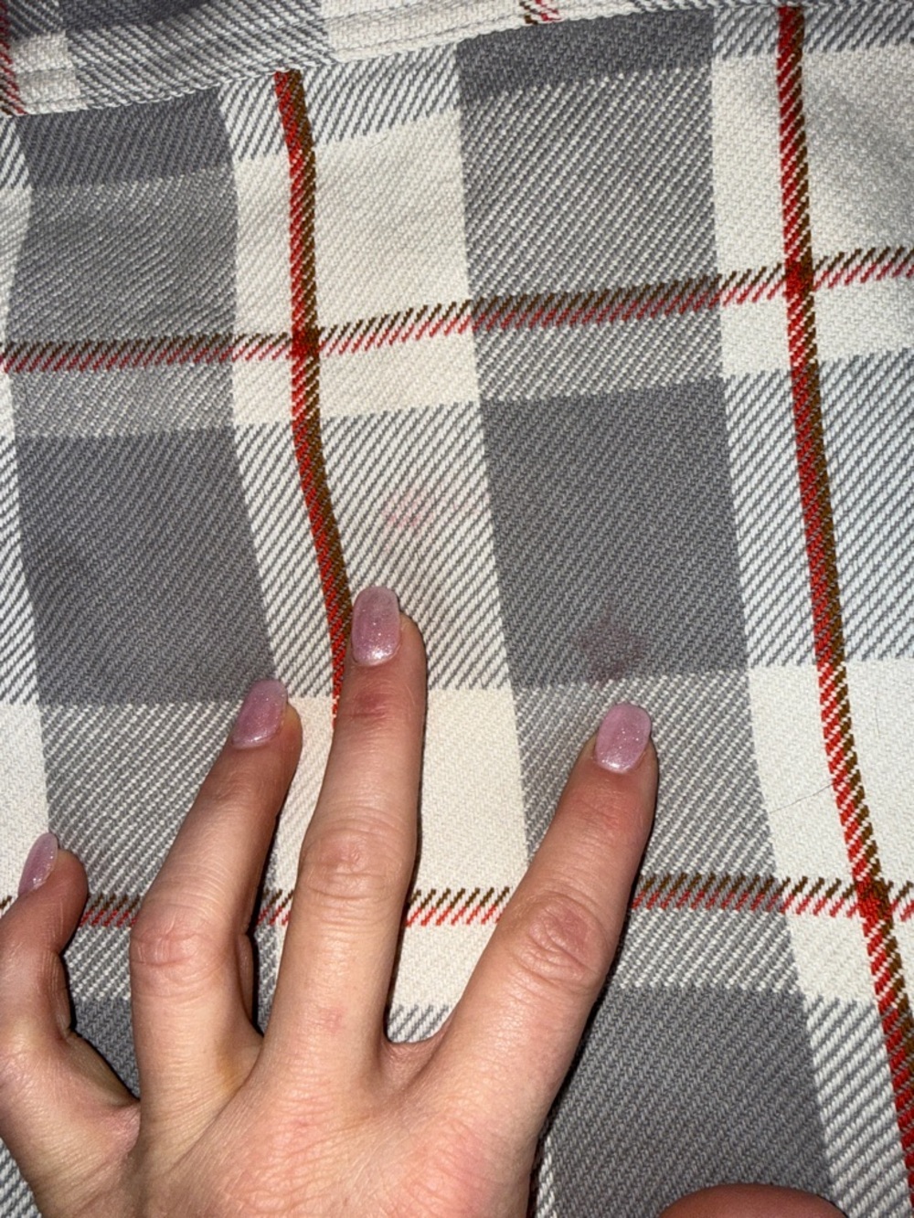 NWOT Carhartt Gray, Cream & Red Plaid Work Shirt Jacket - Picture 9 of 11